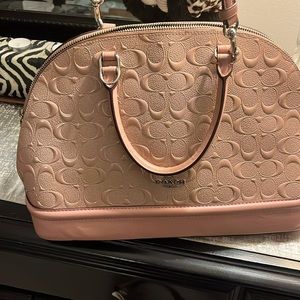 Beautiful powder, pink coach bag